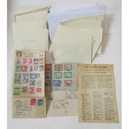 126 - World stamps: Box of 4 SG “Ideal” albums of QV-KGV period issues and carton of loose stamps in envel... 