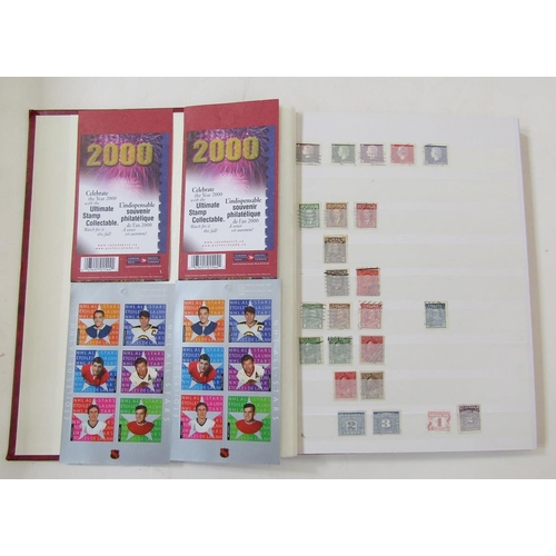 131 - Canada stamps: Plastic box containing stock-book, 4 bags and carton of mainly definitives & commemor... 