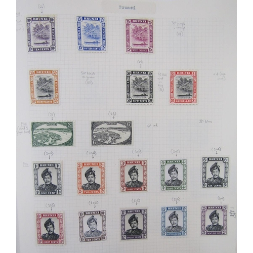 140 - Br Empire/Commonwealth stamps: Mint and used, mostly KGVI-QEII accumulation in black album and 2 sto... 