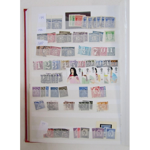 143 - GB stamps: With decimal mint face value £200+, a box of SG purposed album and 8 stock-books of mainl... 