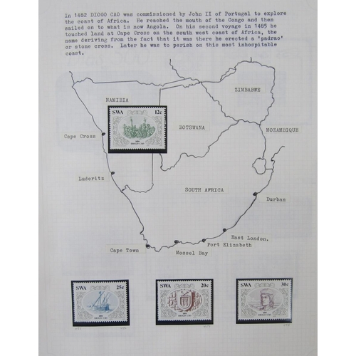 154 - South Africa stamps: Four stock-books of mainly mint/used definitives, commemoratives and postage du... 