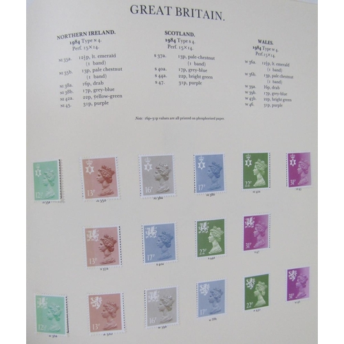 164 - GB & Br Empire stamps: With mint decimal face value of £300+, 4 Windsor albums of QV-QEII both pre-d... 