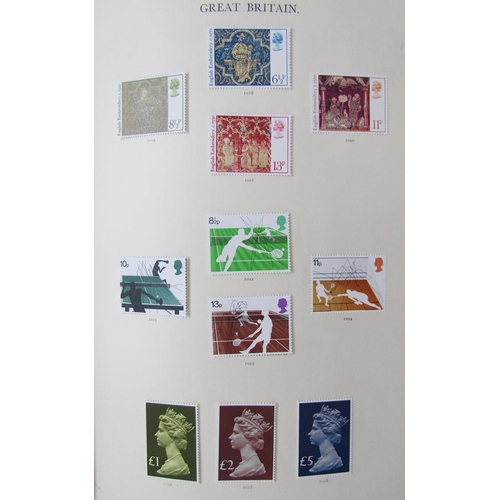 164 - GB & Br Empire stamps: With mint decimal face value of £300+, 4 Windsor albums of QV-QEII both pre-d... 