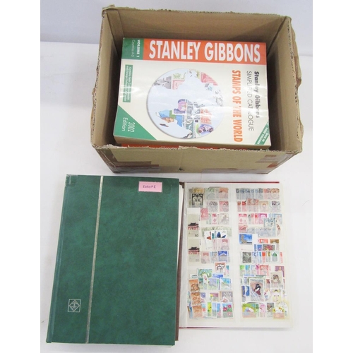 168 - World stamps: Box of 3 large, A4, 30 page (double-sided) stockbooks largely filled, with issues from... 