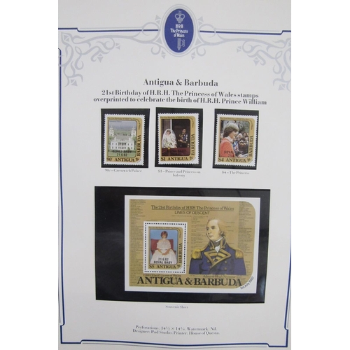 169 - Br Commonwealth stamps: Small box of British Royalty issues in folders, albums, booklets, packets, s... 