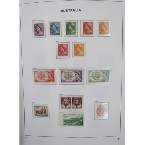 177 - Australia stamps: Bespoke Davo album of mint and used 1913-1990s issues including postage due and An... 