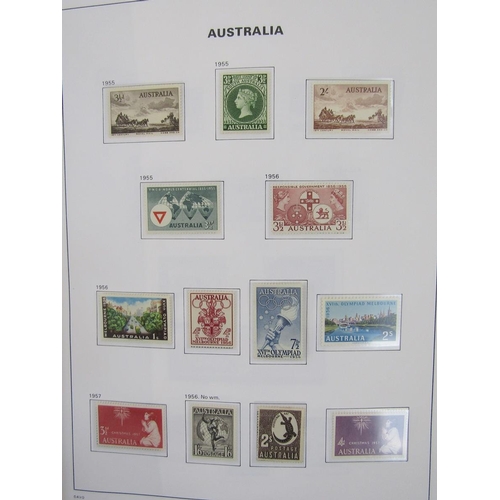 177 - Australia stamps: Bespoke Davo album of mint and used 1913-1990s issues including postage due and An... 