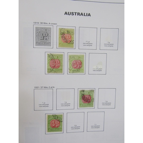 177 - Australia stamps: Bespoke Davo album of mint and used 1913-1990s issues including postage due and An... 