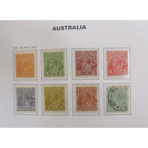 177 - Australia stamps: Bespoke Davo album of mint and used 1913-1990s issues including postage due and An... 