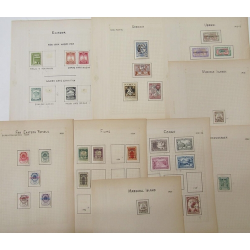 179 - GB, Br Empire and World stamps: Three albums filled/part filled with mostly used definitives and com... 