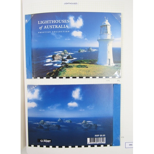 188 - Stamps of Australia: Large box of 9 albums of mint and used issues from 2000-2015. Mainly definitive... 