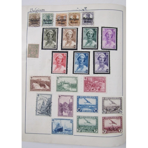 194 - GB & World stamps: With QEII decimal face value £60+ in white crate containing 4 albums (1 empty), 3... 