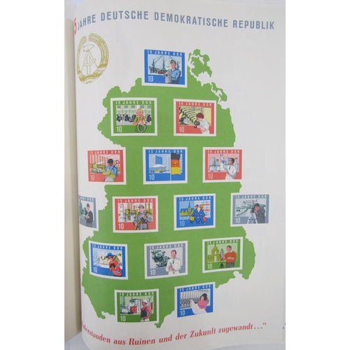 199 - East Germany: Almost complete c150 page “Tyskland” purposed album full of 1955-1970 mint definitive ... 