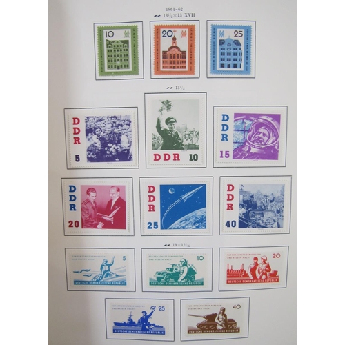 199 - East Germany: Almost complete c150 page “Tyskland” purposed album full of 1955-1970 mint definitive ... 