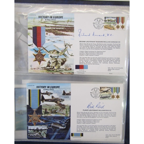 201 - GB & Br Commonwealth: KGV & QEII Royal post (2) and signed covers/cards (26) of notable people inclu... 