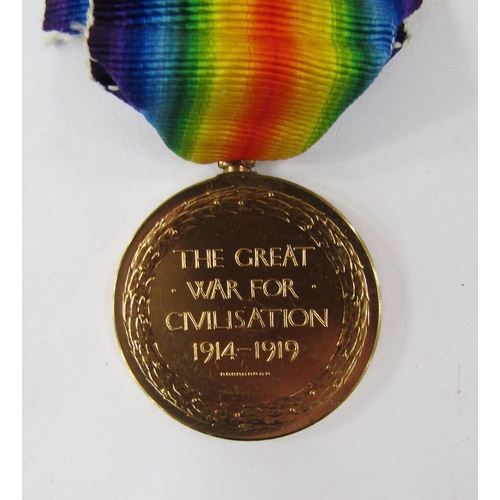 222 - WWI War and Victory Medals named to 'CAPT. S.G. WEBB', complete with miniatures.