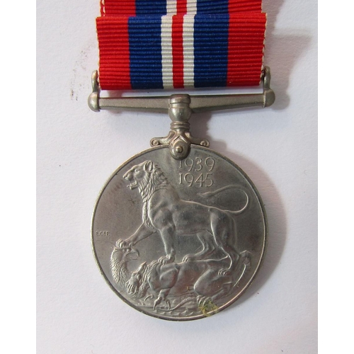 223 - WWII War Medal, Defence Medal and collection of British Army badges.