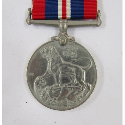 232 - WWI War and Victory Medals named to '3703.GNR.J.C.BADHAM.R.A.', WWII War Medal, National Service Med... 