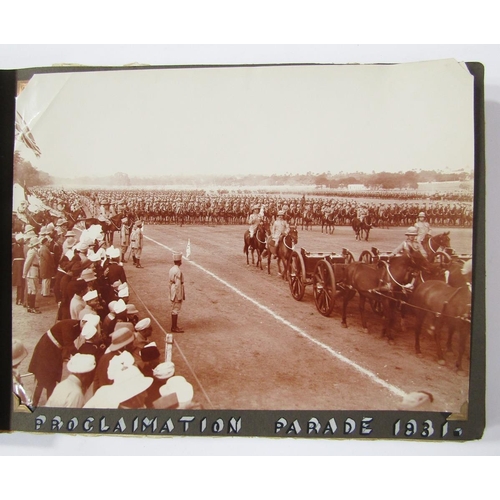 235 - Extensive photograph album of 1st Royal Dragoons interest and dating to the 1920s/30s, tour of duty ... 