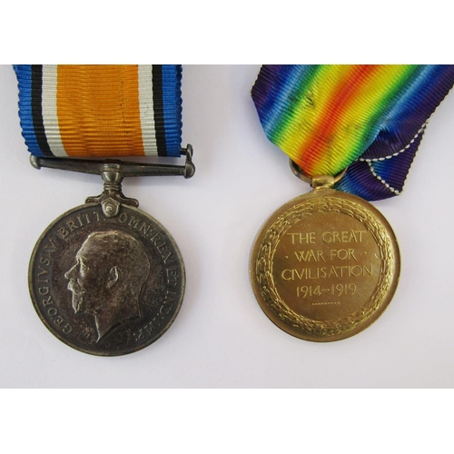 252 - WWI War Medal and Victory Medal named to 