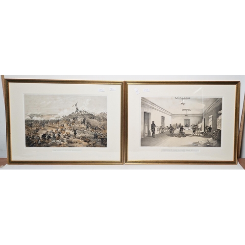 257 - After William Simpson (1823-1899)
 Chromolithograph
 Eleven lithographs of scenes from the Crimean w... 