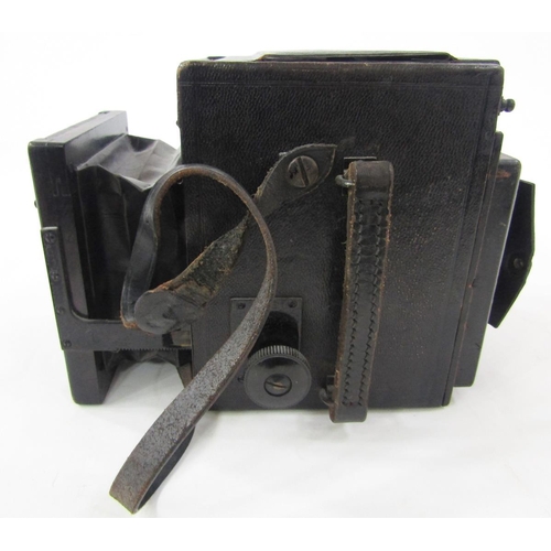 264 - Early 20th century Thornton Packard special Ruby flex plate camera, with Taylor Hobson Cooke anastig... 