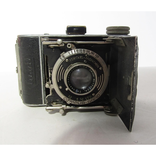 288 - Zeiss Nettar 517/16 folding camera, Kodak Brownie automatic, patented April 21st 1908/August 31 1909... 