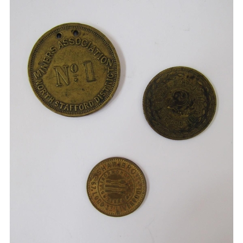 315 - Tokens (7), 1792, Coalbrook bridge, Ecotterill of St Paul's Square, Birmingham 2d, 2d wines, spirits... 