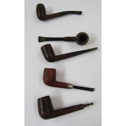 375 - Quantity pipes, cigar holders and cheroot holders, AA badge no.6C89456 and The Cardora Derby Dog Rac... 