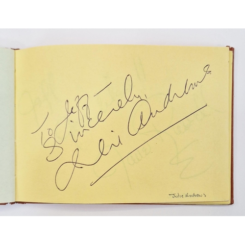 401 - Autograph album, 20th century, to include actors, singers and other celebrities, including Elton Joh... 