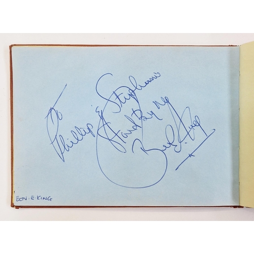 401 - Autograph album, 20th century, to include actors, singers and other celebrities, including Elton Joh... 