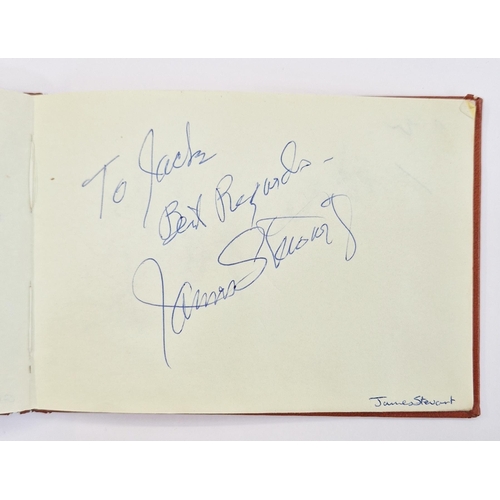 401 - Autograph album, 20th century, to include actors, singers and other celebrities, including Elton Joh... 