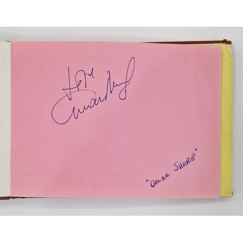 401 - Autograph album, 20th century, to include actors, singers and other celebrities, including Elton Joh... 