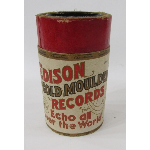 412 - Quantity Edison Clarion Sterling and Columbia phonograph cylinders, books relating to the subject an... 