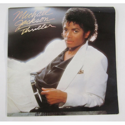 416 - Michael Jackson 33rpm LP records, five Sports in Motion authentic lenticular cells to include Babe R... 