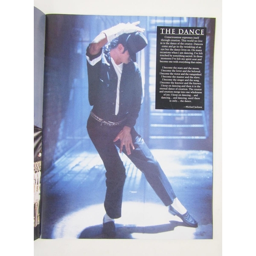 416 - Michael Jackson 33rpm LP records, five Sports in Motion authentic lenticular cells to include Babe R... 