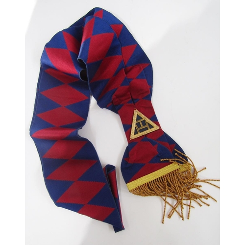 420 - Collection of Masonic aprons and other clothing and regalia with links to Worcestershire, housed in ... 