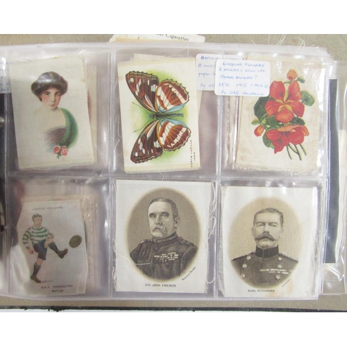 426 - Large collection of silk cigarette card part sets to include Football Colours by Godfrey Philips, ci... 