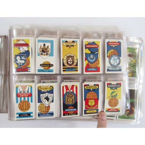 428 - Cigarette and tea cards in four albums to include Brooke Bond Tea, John Player & Sons Characters fro... 