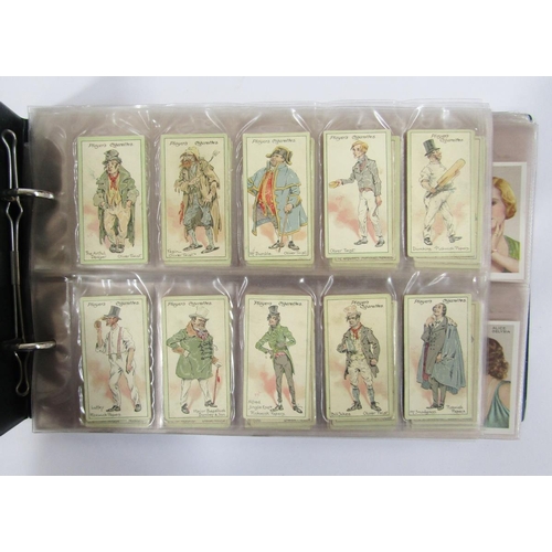 428 - Cigarette and tea cards in four albums to include Brooke Bond Tea, John Player & Sons Characters fro... 