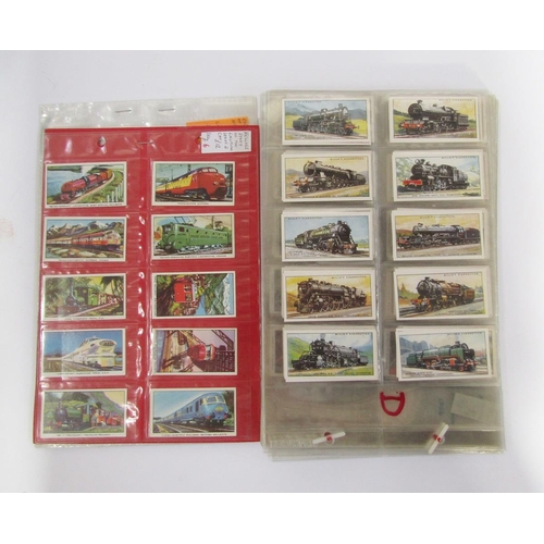 429 - Extensive collection of cigarette and tea cards and sets in albums including John Player & Sons albu... 