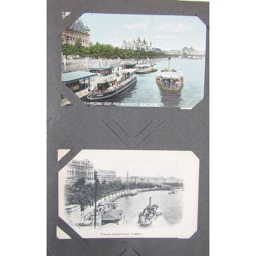 434 - Five albums of postcards, early 20th century and later, to include examples of topographical interes... 