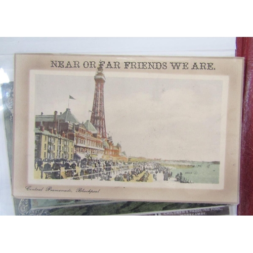 434 - Five albums of postcards, early 20th century and later, to include examples of topographical interes... 