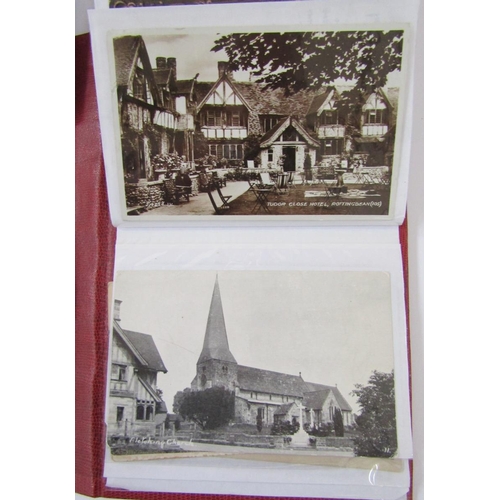 434 - Five albums of postcards, early 20th century and later, to include examples of topographical interes... 