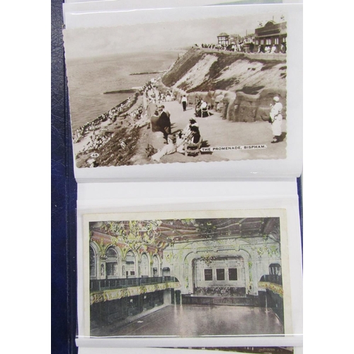 436 - Vintage postcards - Mixed topographical, 7 albums containing approx 896 cards, 1905 through to 1950'... 