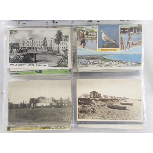 436 - Vintage postcards - Mixed topographical, 7 albums containing approx 896 cards, 1905 through to 1950'... 