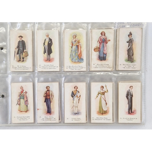 446 - Six ring binder albums of cigarette cards to include Edwards, Ringer & Bigg Musical Instruments set,... 