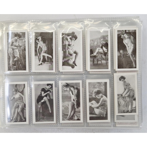 446 - Six ring binder albums of cigarette cards to include Edwards, Ringer & Bigg Musical Instruments set,... 