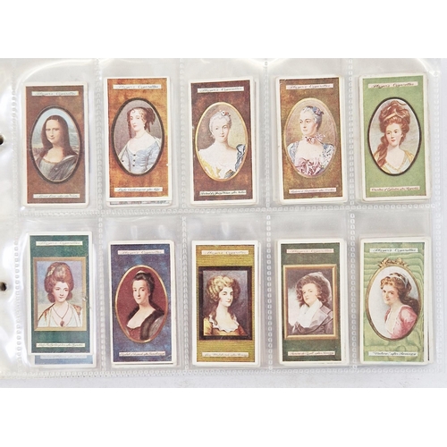 446 - Six ring binder albums of cigarette cards to include Edwards, Ringer & Bigg Musical Instruments set,... 