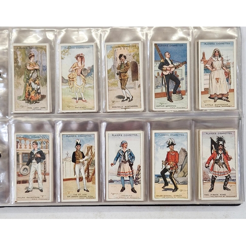 446 - Six ring binder albums of cigarette cards to include Edwards, Ringer & Bigg Musical Instruments set,... 